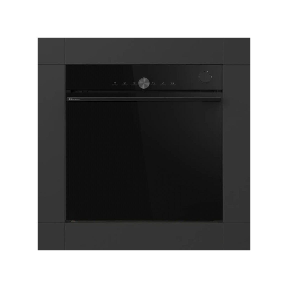 Hisense BSA6633PBG8 Hi6 Forno da incasso cm. 60, capacità 77 litri, Steam Add Plus, Air Fry Plus, 22 programmi automatici, nero