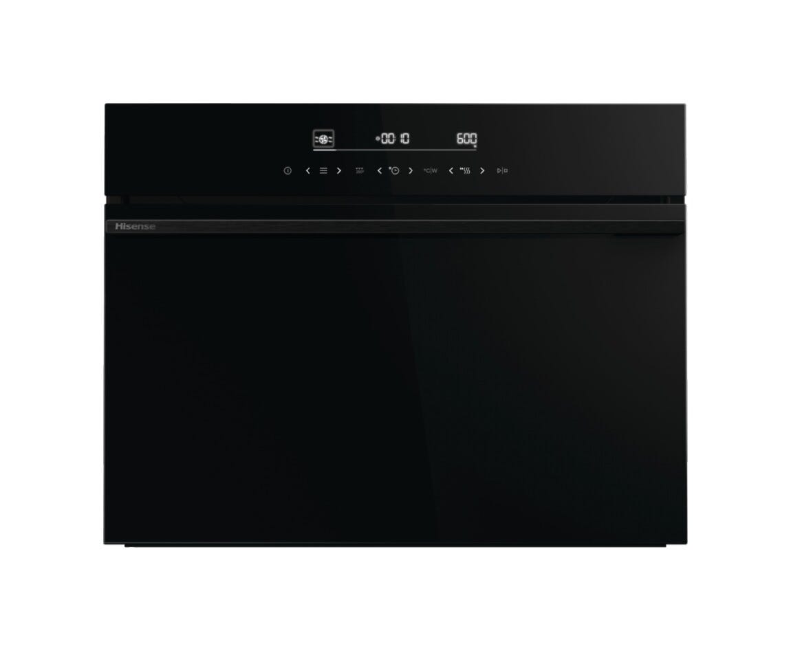 Hisense BIM4434ABG8 Hi6 Forno combinato a microonde cm. 60 h. 46, capacità 50 litri, Air Fry, Inverter, 22 programmi automatici, nero