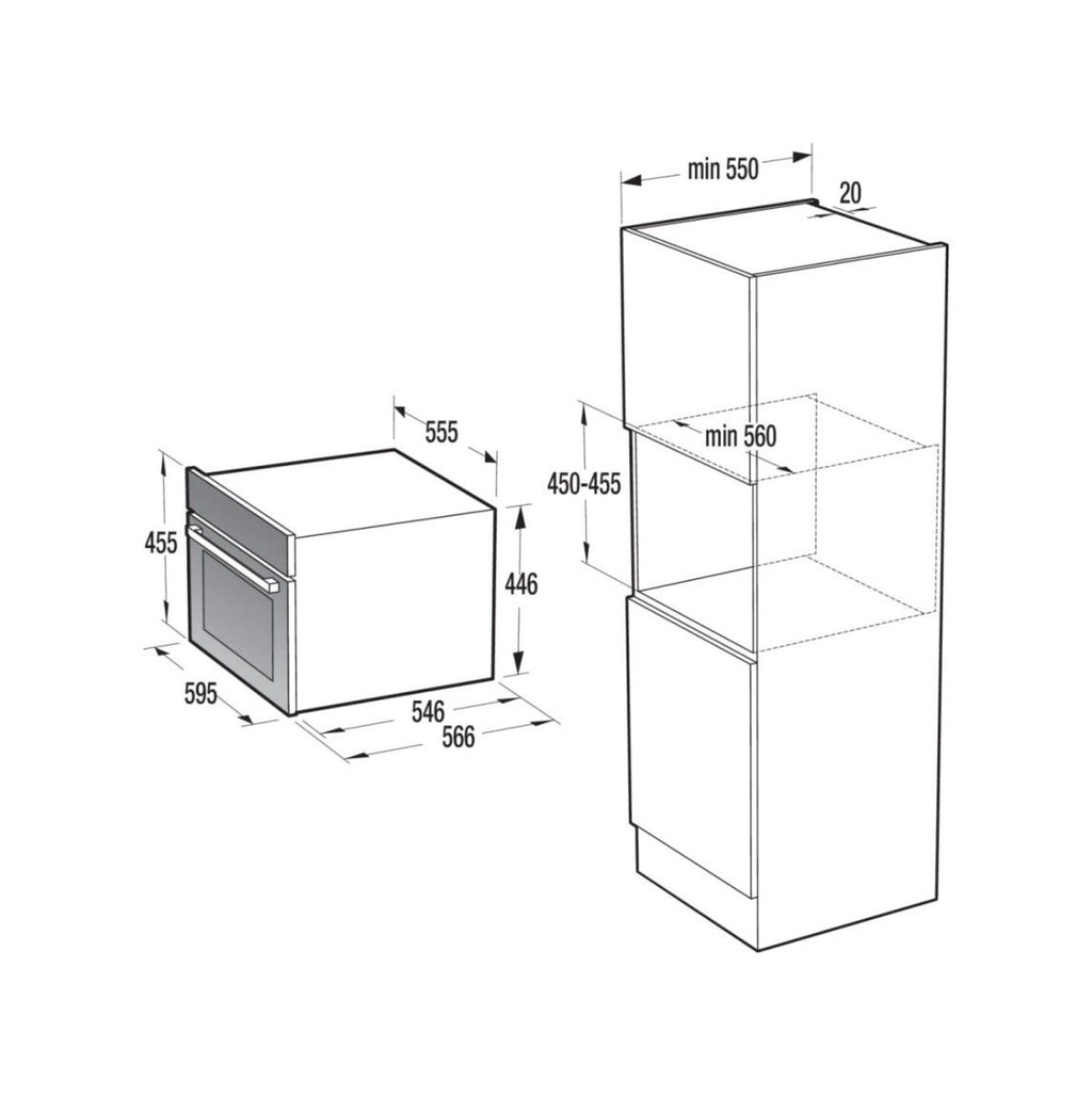 Hisense BIM4434ABG8 Hi6 Forno combinato a microonde cm. 60 h. 46, capacità 50 litri, Air Fry, Inverter, 22 programmi automatici, nero