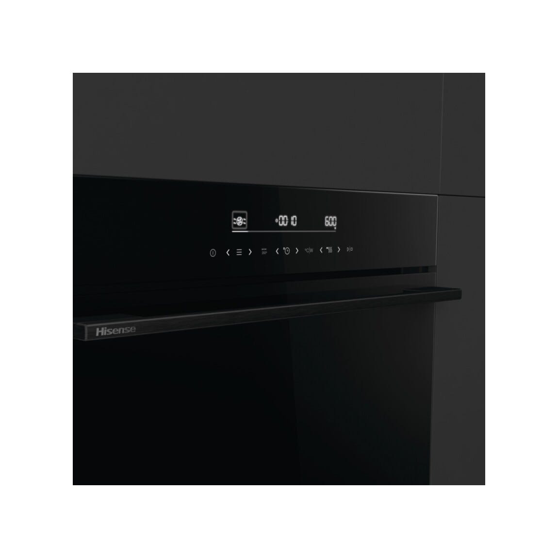 Hisense BIM4434ABG8 Hi6 Forno combinato a microonde cm. 60 h. 46, capacità 50 litri, Air Fry, Inverter, 22 programmi automatici, nero
