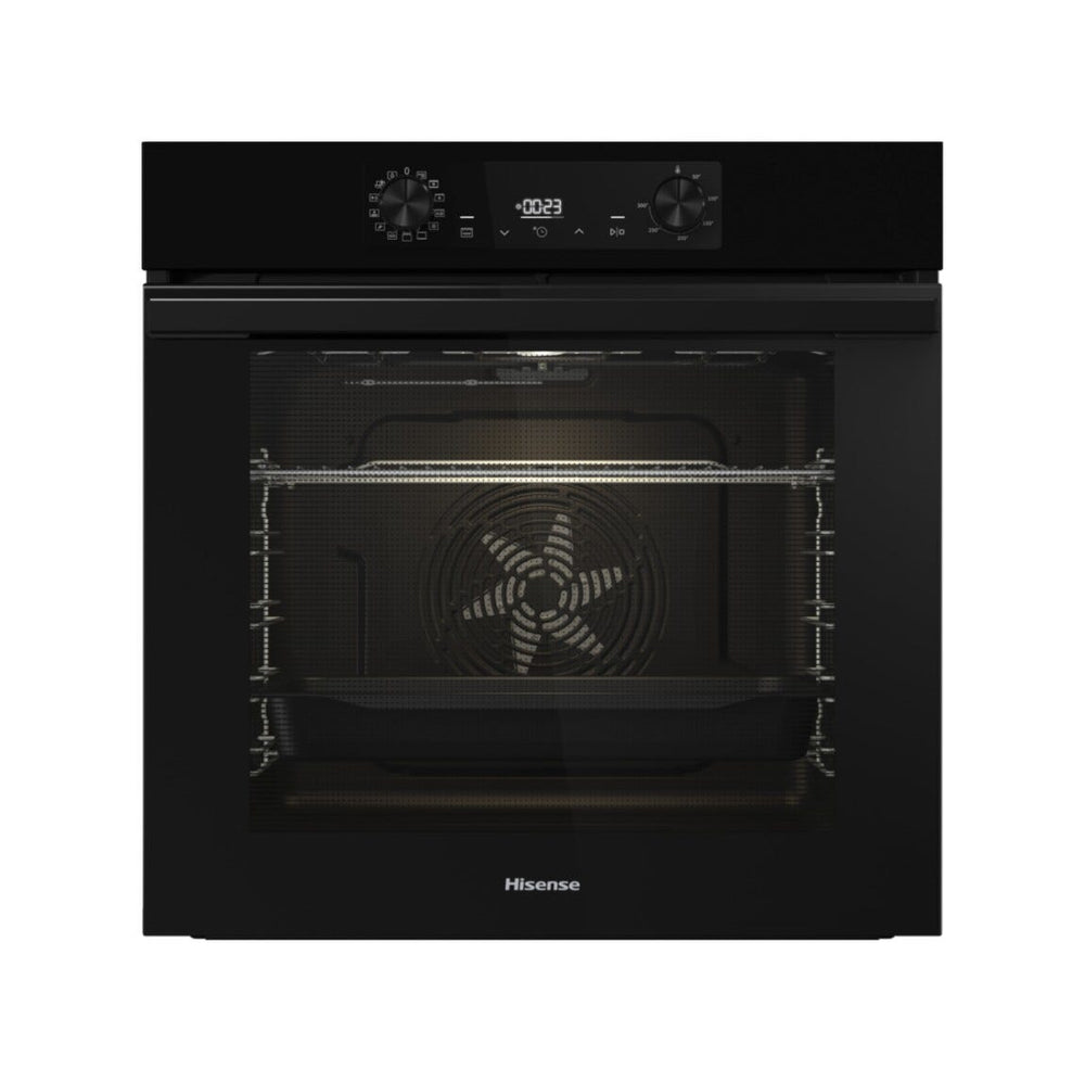Hisense BIV64211AB Forno elettrico da incasso cm. 60, capacità 77 litri, AirFry, Pizza 300°C, FrozenBake, nero