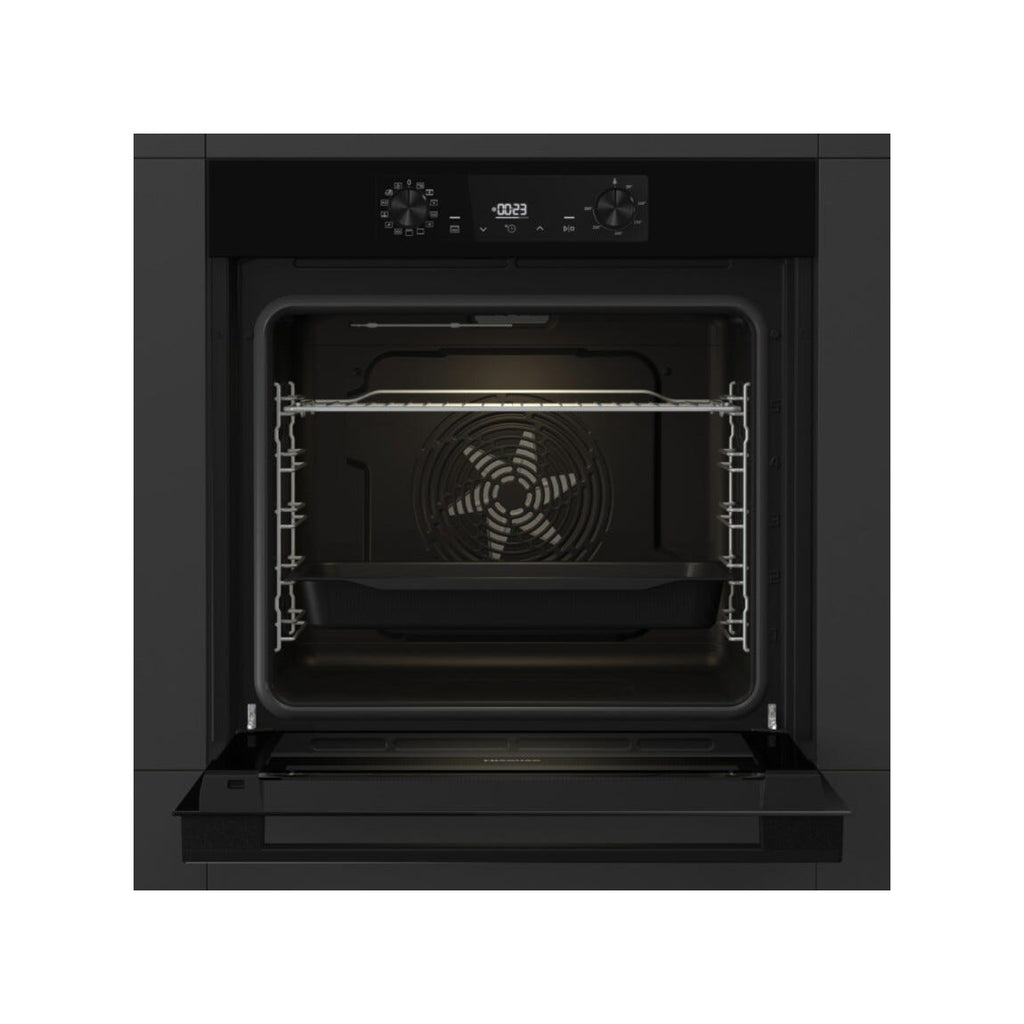 Hisense BIV64211AB Forno elettrico da incasso cm. 60, capacità 77 litri, AirFry, Pizza 300°C, FrozenBake, nero