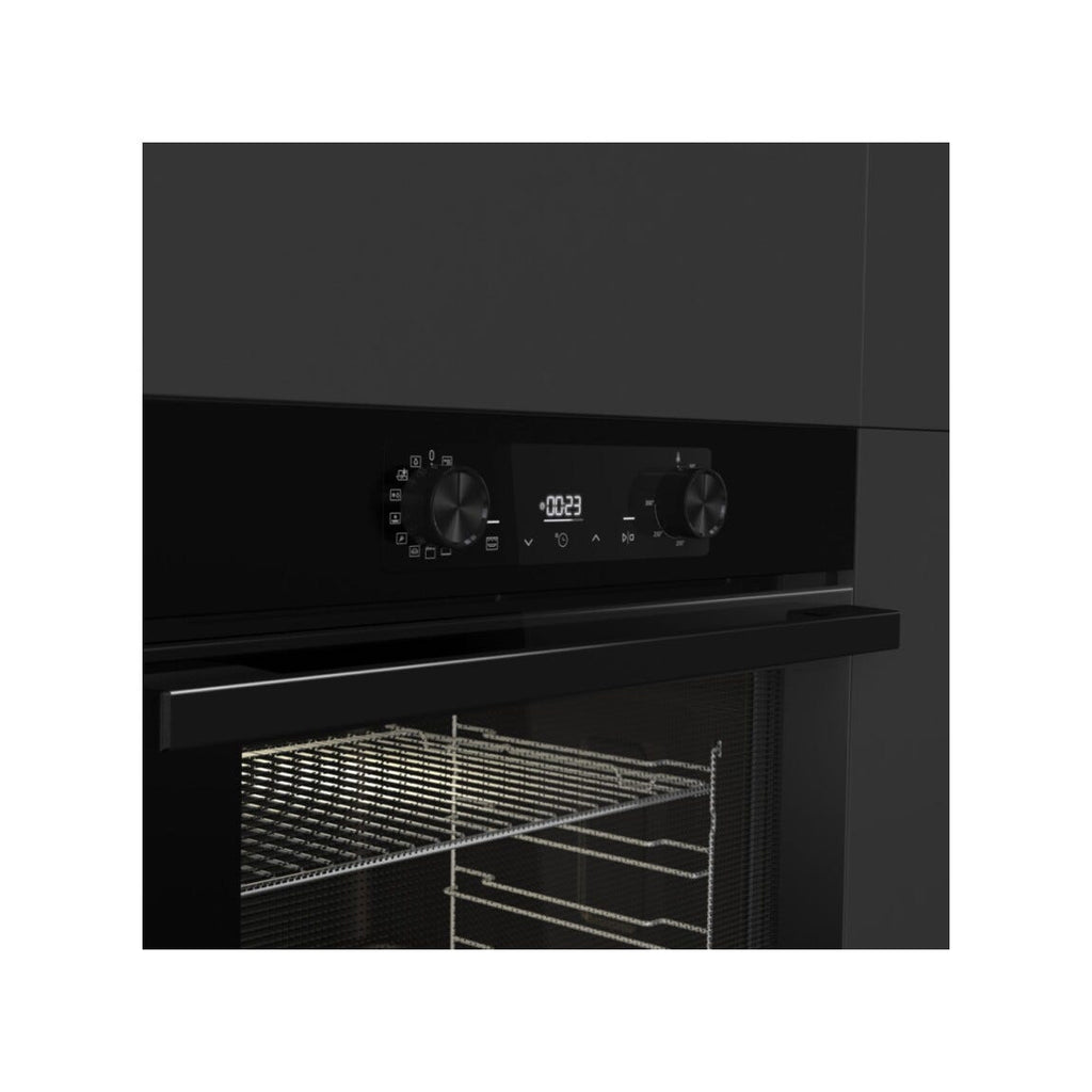 Hisense BIV64211AB Forno elettrico da incasso cm. 60, capacità 77 litri, AirFry, Pizza 300°C, FrozenBake, nero