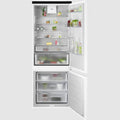 AEG NSC8T751DS Serie 8000 Frigorifero combinato da incasso 375 litri, larghezza 75 cm, AI CoolAssist, Cooling 360°, TwinTech Total No Frost Plus