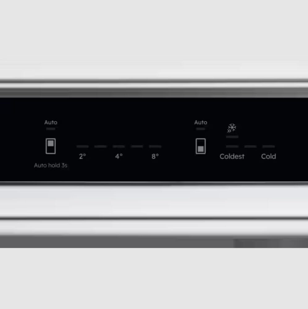 AEG NSC8T751DS Serie 8000 Frigorifero combinato da incasso 375 litri, larghezza 75 cm, AI CoolAssist, Cooling 360°, TwinTech Total No Frost Plus