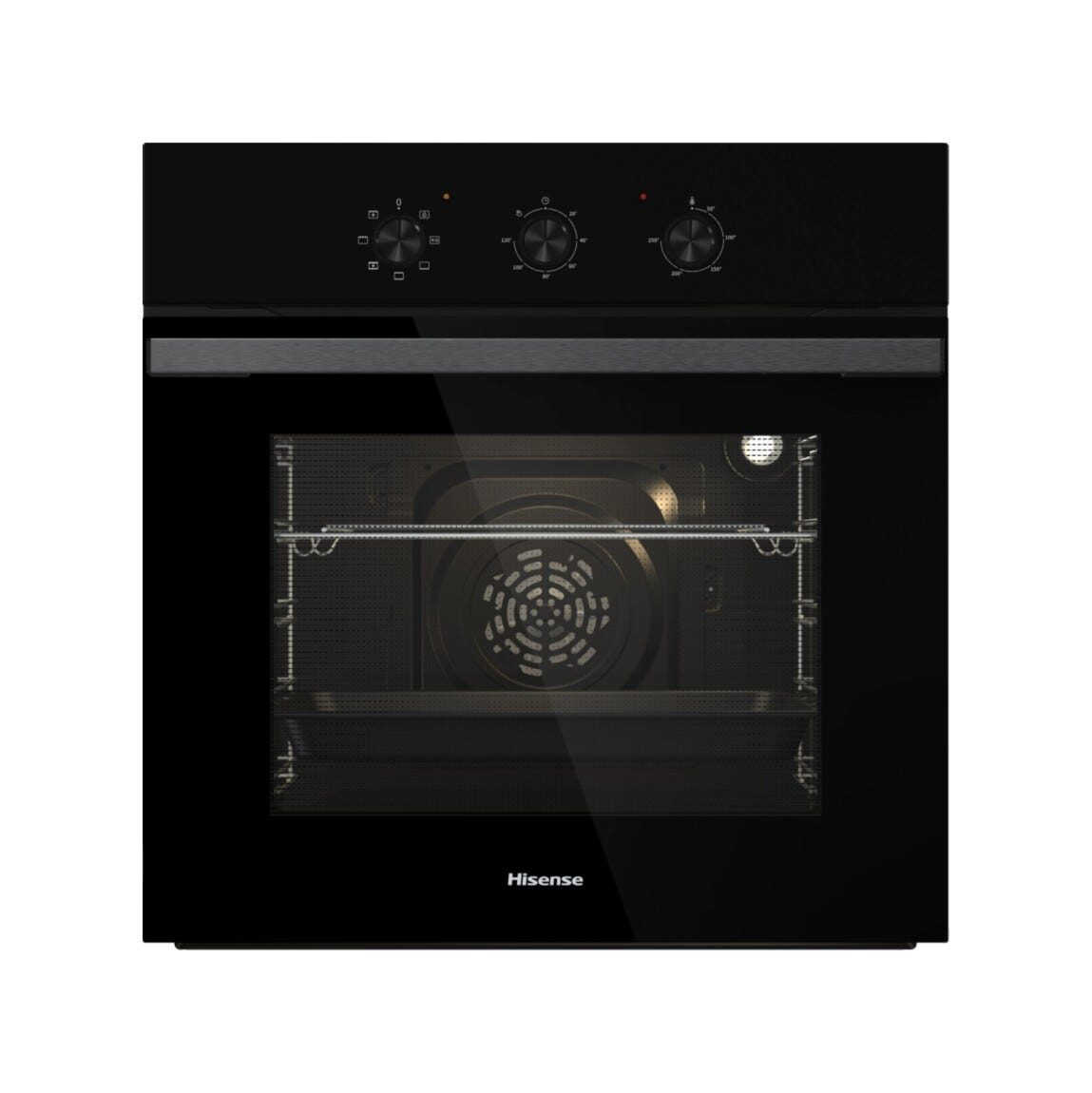 Hisense BI62121AAB Hi2 Forno elettrico ventilato da incasso cm. 60, capacità 73 litri, Even Bake, 7 funzioni, grill, nero