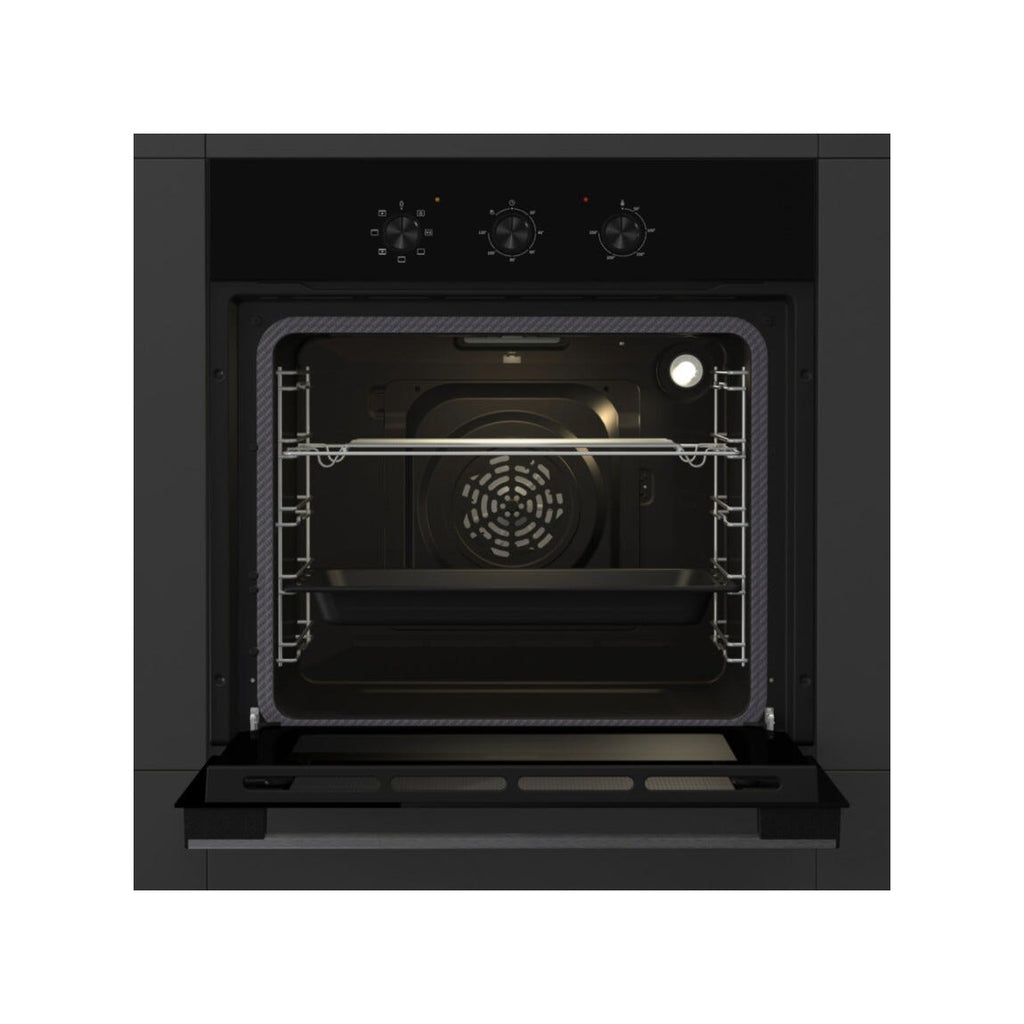 Hisense BI62121AAB Hi2 Forno elettrico ventilato da incasso cm. 60, capacità 73 litri, Even Bake, 7 funzioni, grill, nero