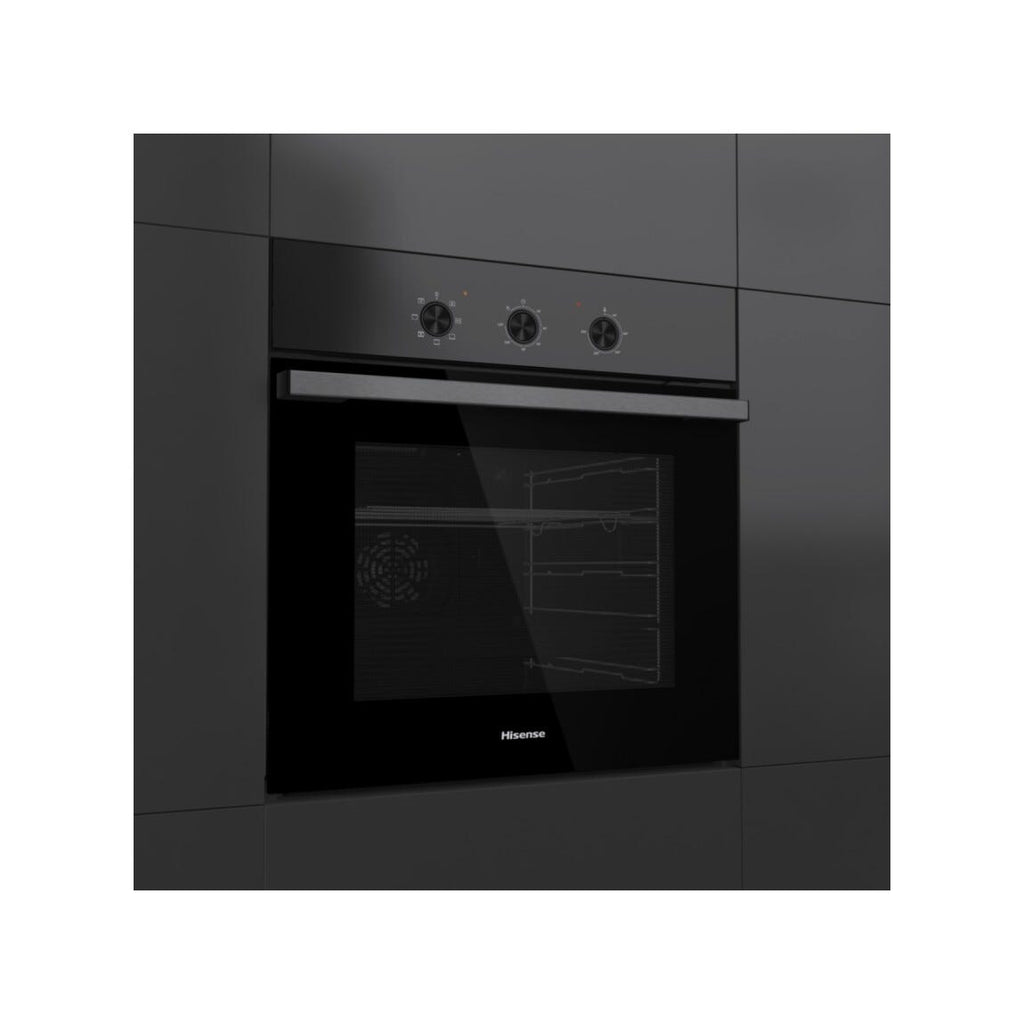 Hisense BI62121AAB Hi2 Forno elettrico ventilato da incasso cm. 60, capacità 73 litri, Even Bake, 7 funzioni, grill, nero