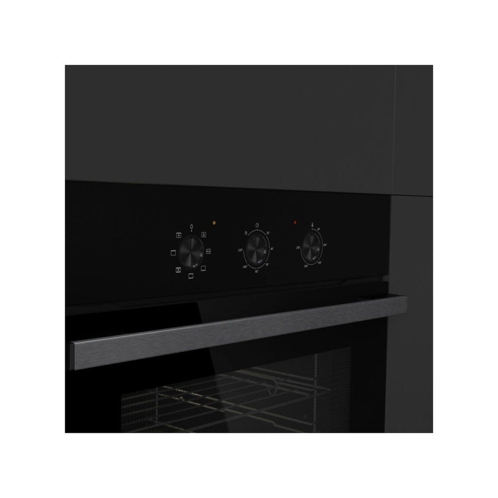 Hisense BI62121AAB Hi2 Forno elettrico ventilato da incasso cm. 60, capacità 73 litri, Even Bake, 7 funzioni, grill, nero