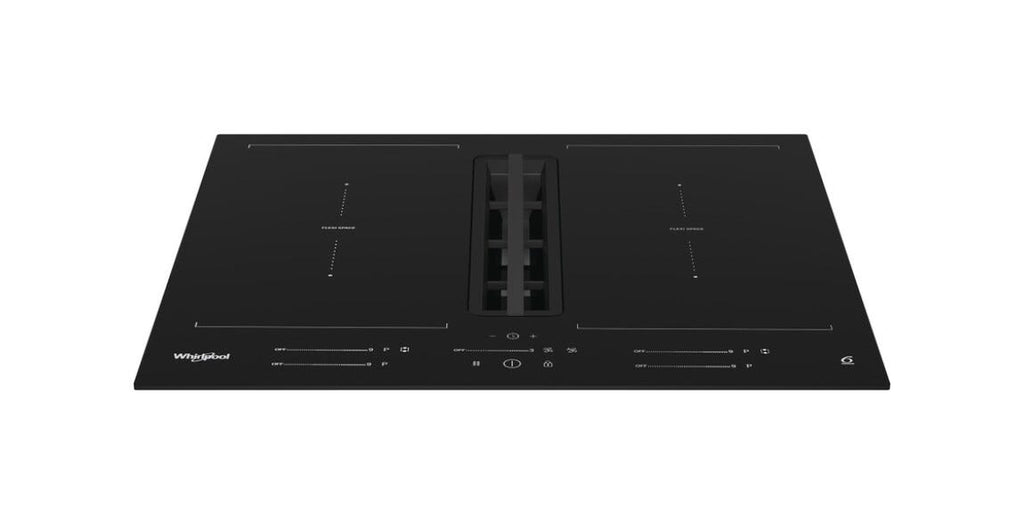 Whirlpool WVH60FFB01 Piano cottura a induzione cm. 60, 4 zone, FlexiCook, 6th Sense, Booster, nero