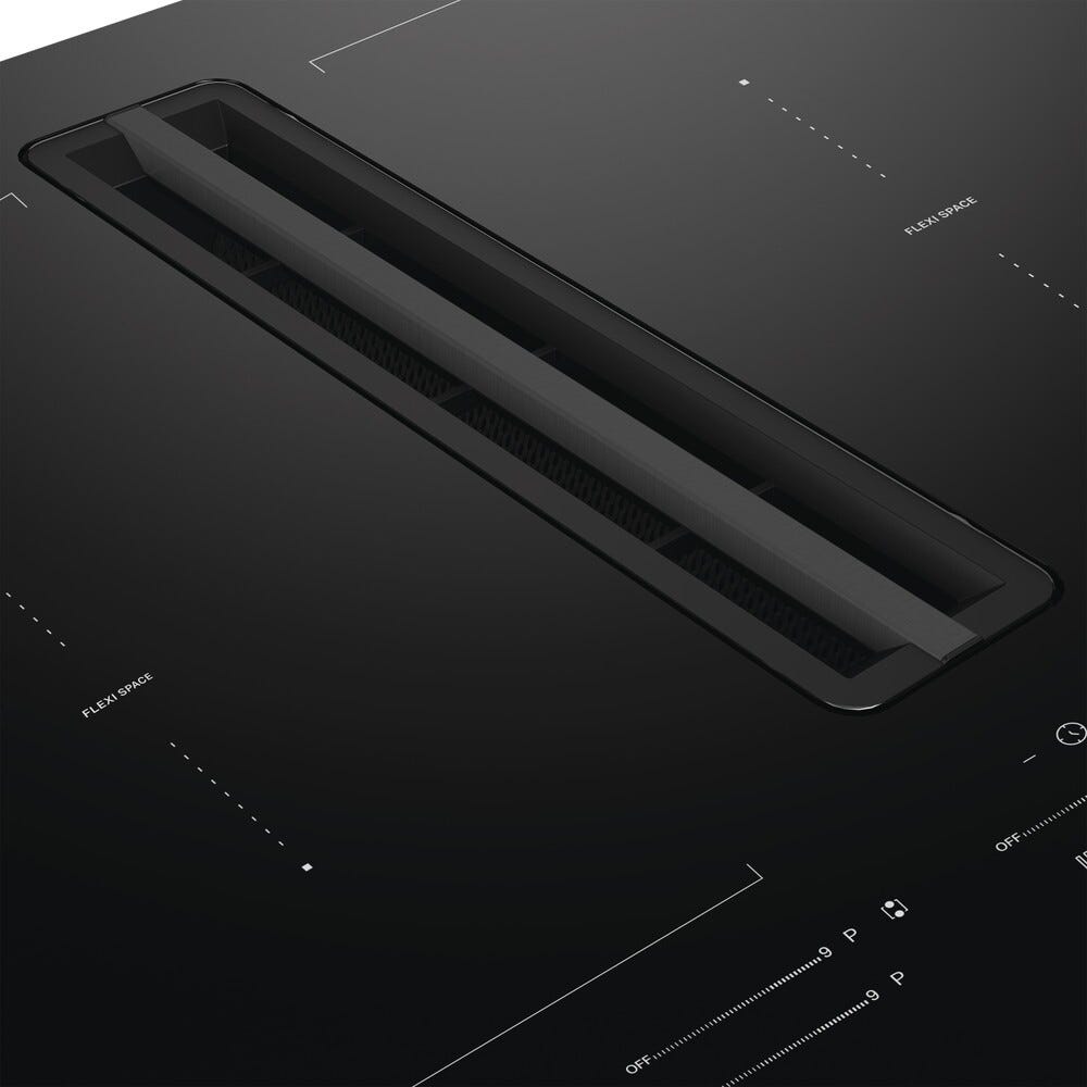 Whirlpool WVH60FFB01 Piano cottura a induzione cm. 60, 4 zone, FlexiCook, 6th Sense, Booster, nero