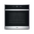 Whirlpool WOI4S8PPM1SX Forno elettrico da incasso cm. 60, capacità 73 litri, Pirolitico + Idrolitico, 6° Senso, AirFry, classe A+, inox/nero