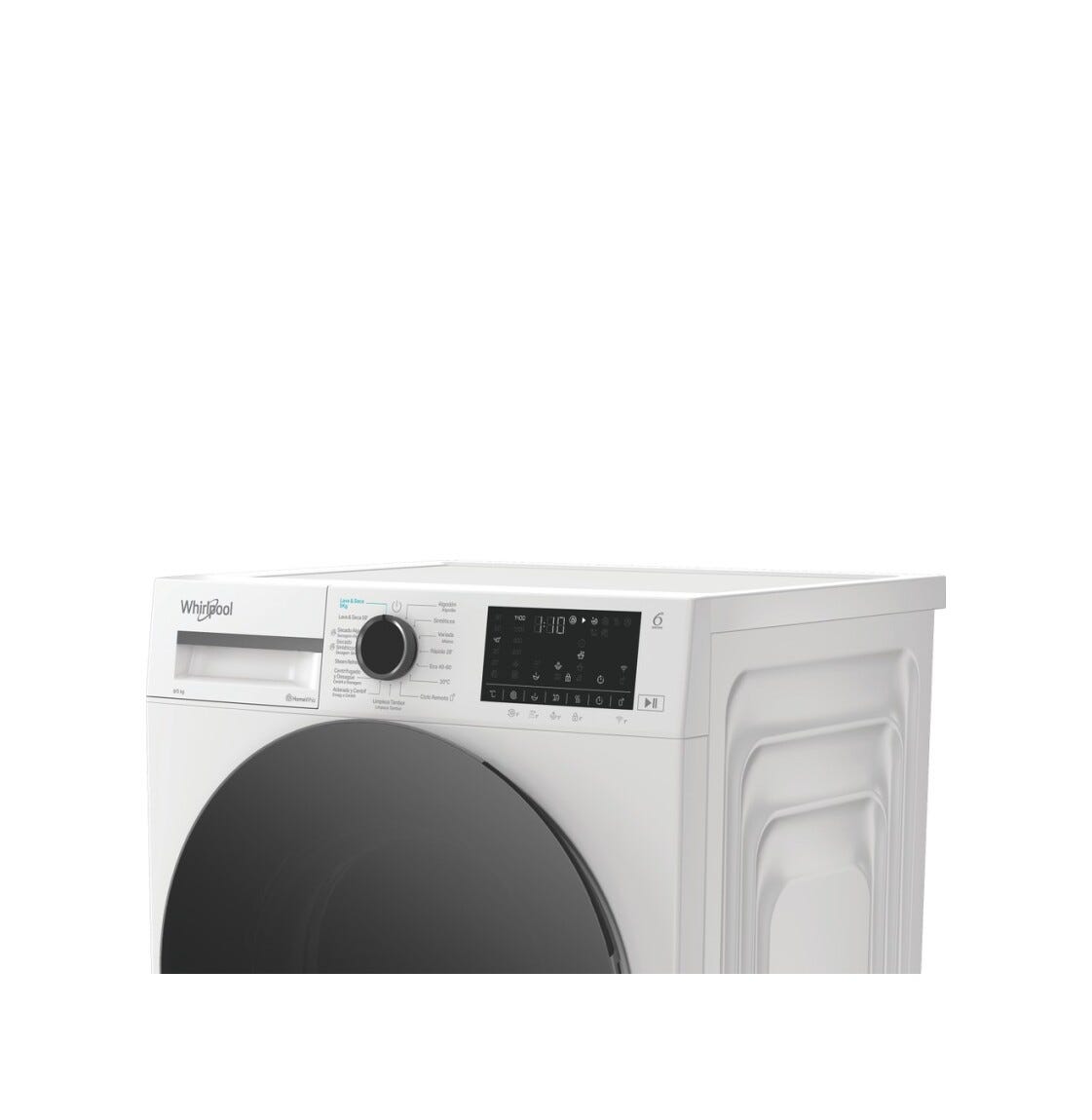 Whirlpool WAD 8536WBC SPT Lavasciuga a libera installazione cm. 60, capacità 8+5 kg, 1400 giri, Inverter, 6° Senso, bianco