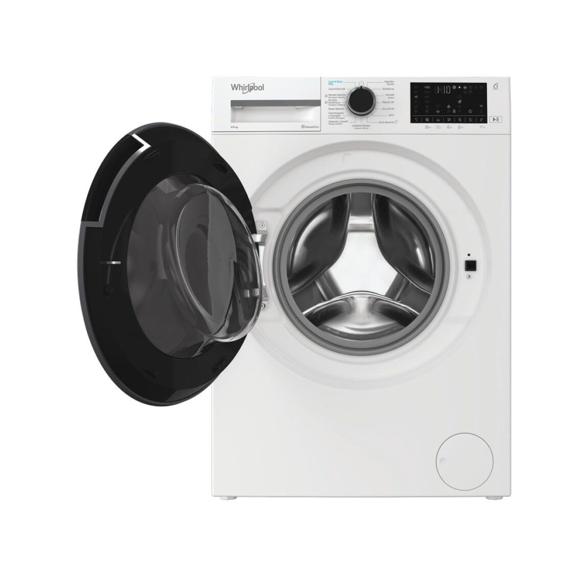 Whirlpool WAD 9636W SPT Lavasciuga a libera installazione cm. 60, capacità 9+6 kg, 1400 giri, motore inverter, 6° Senso, bianco