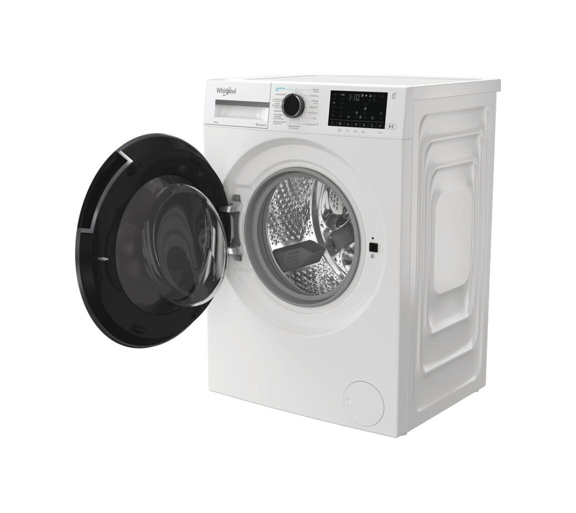 Whirlpool WAD 9636W SPT Lavasciuga a libera installazione cm. 60, capacità 9+6 kg, 1400 giri, motore inverter, 6° Senso, bianco