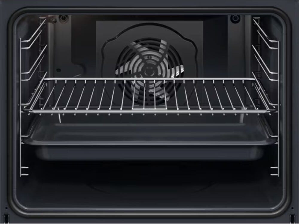 AEG NBU5A43PB serie 5000 Forno elettrico multifunzione, cm. 60, 72 litri, pulizia aqua cleaning, AirFry, classe A++, nero