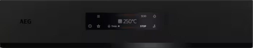 AEG NBU7A62KT serie 7000 72 litri, forno elettrico multifunzione, cm. 60, display Touch-screen, pulizia Aqua Cleaning, cottura assistita, WiFi, classe A+, nero opaco