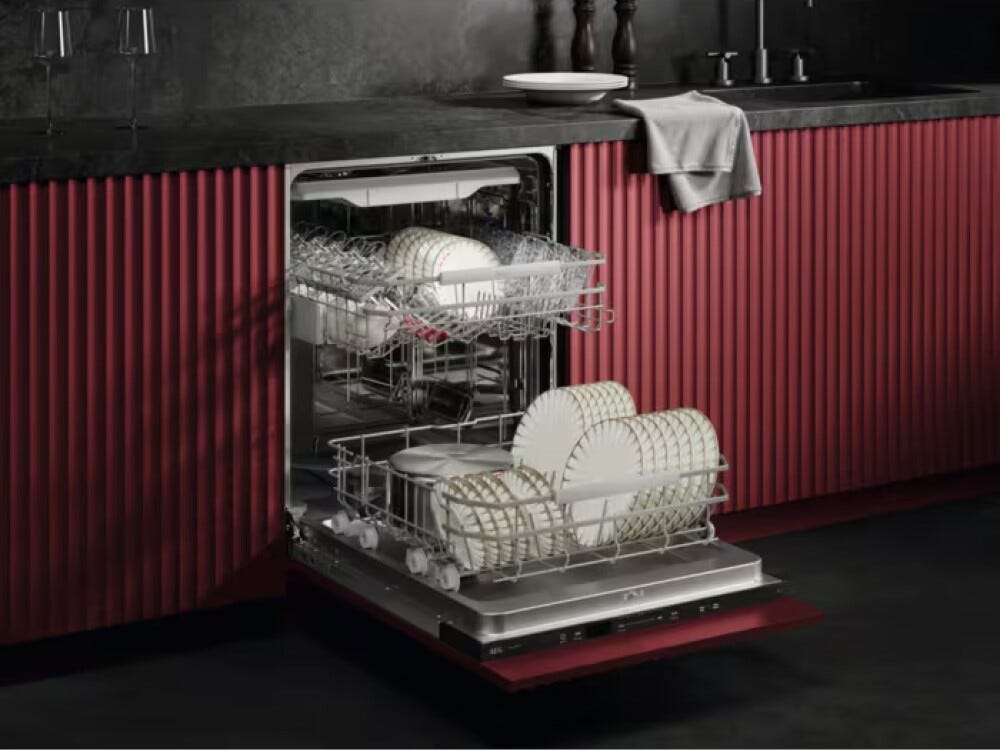 AEG NG72IA22SK serie 7000 Lavastoviglie integrata totale cm. 60, 14 coperti, Tecnologia AirDry, QuickSelect®, WiFi, terzo cestello, classe A