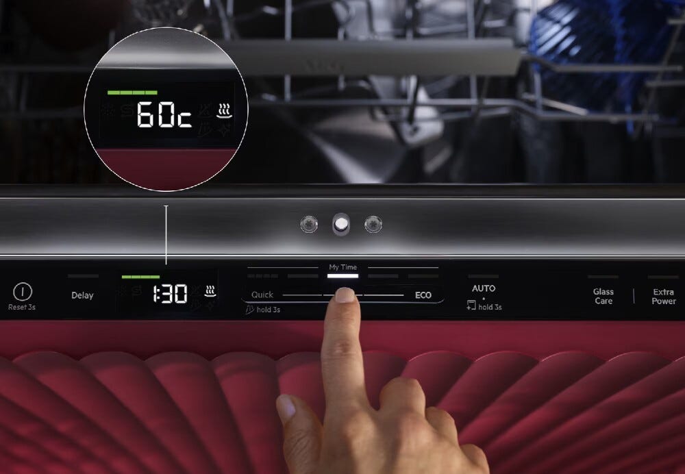 AEG NG62IB21K serie 6000 Lavastoviglie integrata totale cm. 60, 14 coperti, Tecnologia AirDry, SmartSelect, terzo cestello EasyFlex, funzione mezzo carico