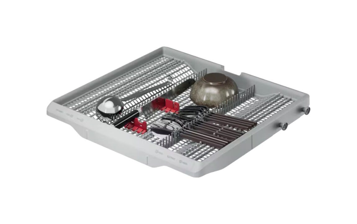 AEG NG62IB21K serie 6000 Lavastoviglie integrata totale cm. 60, 14 coperti, Tecnologia AirDry, SmartSelect, terzo cestello EasyFlex, funzione mezzo carico