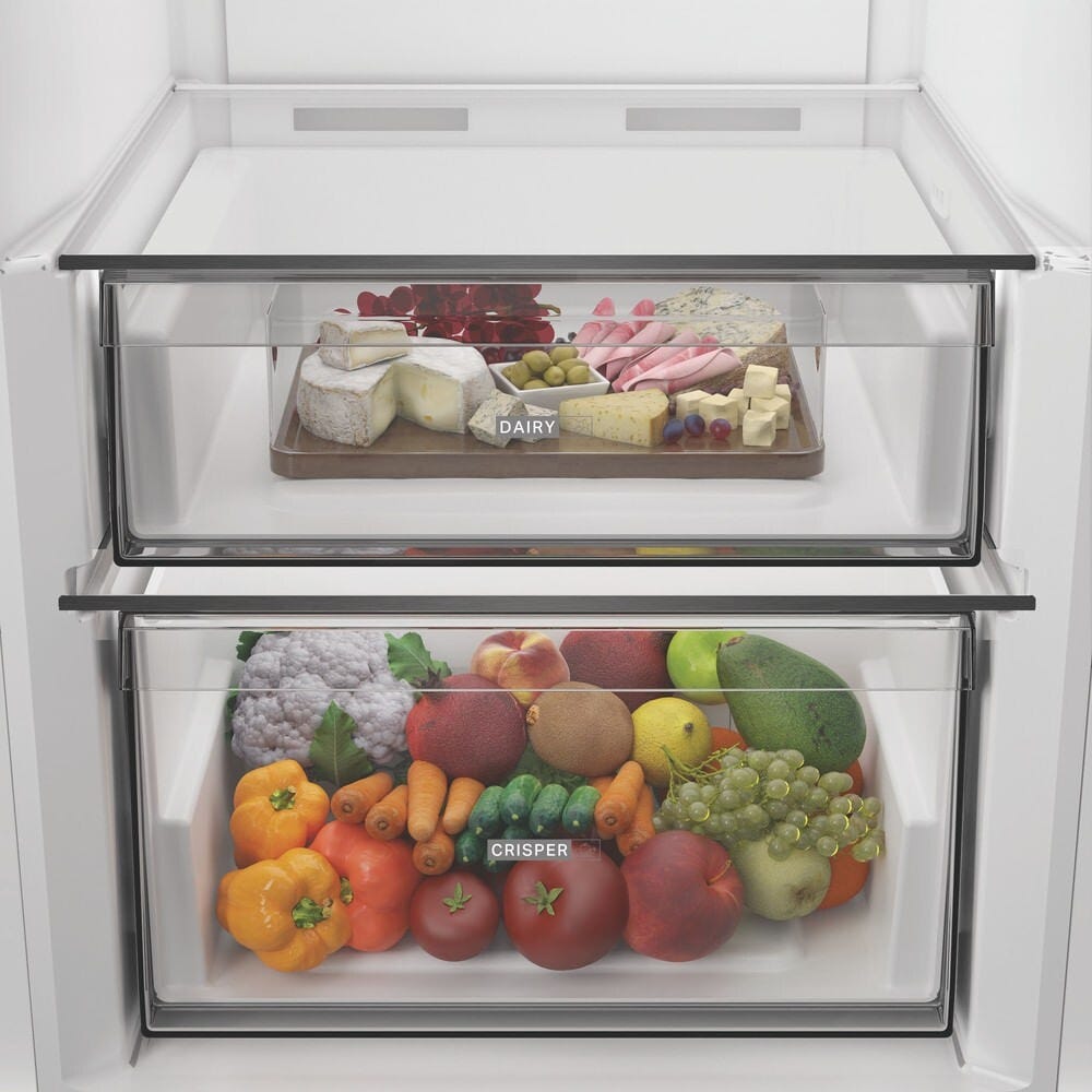 Whirlpool WHMLF 6442 XP4E Frigorifero cm. 60, capacità 365 litri, No Frost, 35 dB, porta reversibile, inox