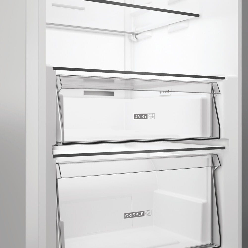 Whirlpool WHMLF 6442 XP4E Frigorifero cm. 60, capacità 365 litri, No Frost, 35 dB, porta reversibile, inox