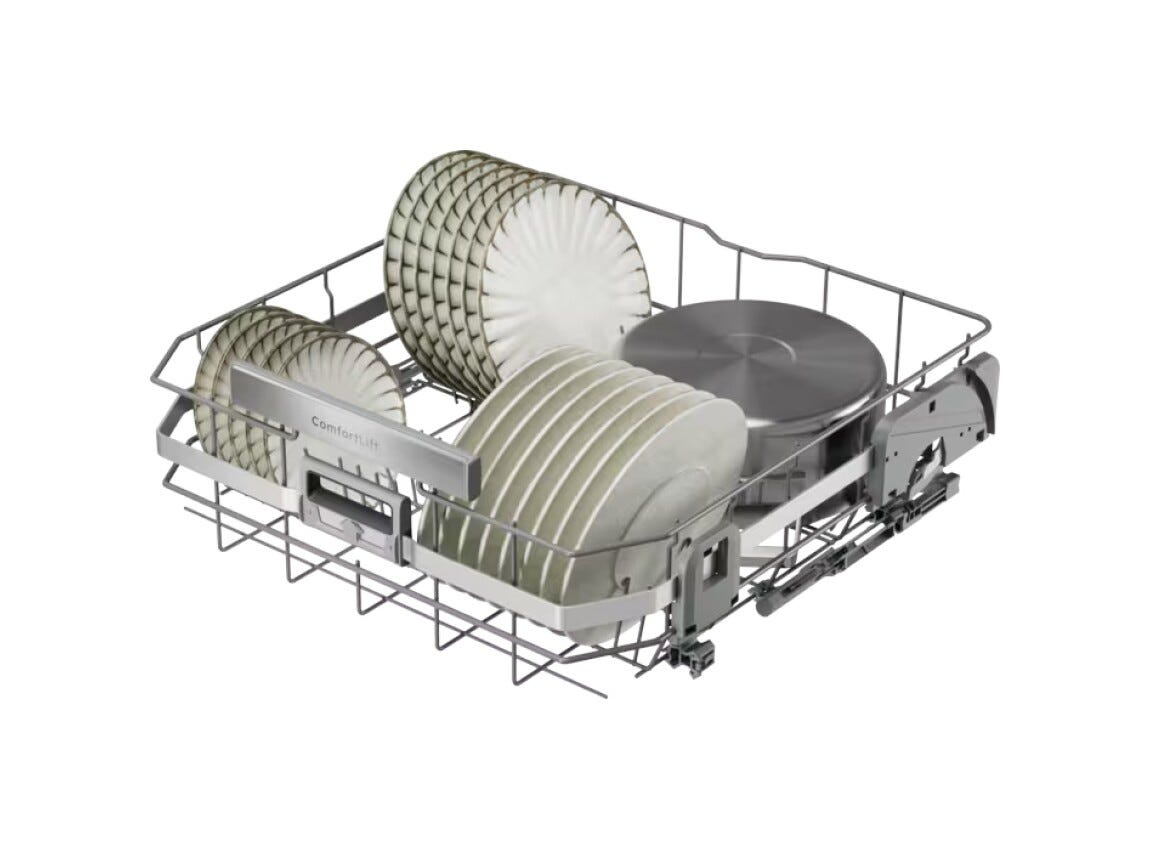 AEG NG82IX5TK serie 8000 Lavastoviglie integrata totale cm. 60, 14 coperti, Tecnologia AirDry, terzo cestello, ZoneClean, WiFi, classe A