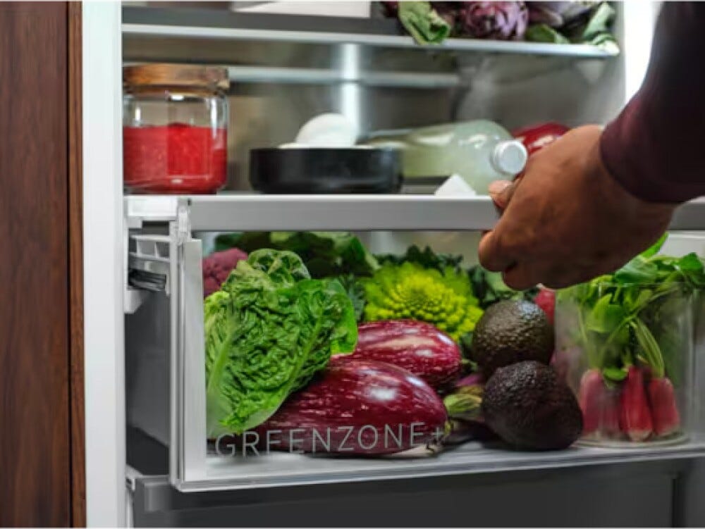 AEG NSC8M192DS serie 8000 Frigorifero con congelatore da incasso cm. 54, altezza 189, 269 litri, Total No Frost, cassetto GreenZone+