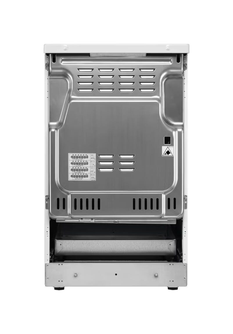 AEG CCB56490BM serie 6000 Cucina da accosto cm. 50x60, 4 zone cottura elettriche, 1 forno, cottura air fry, 58 litri, controllo a manopola, inox anti-impronta
