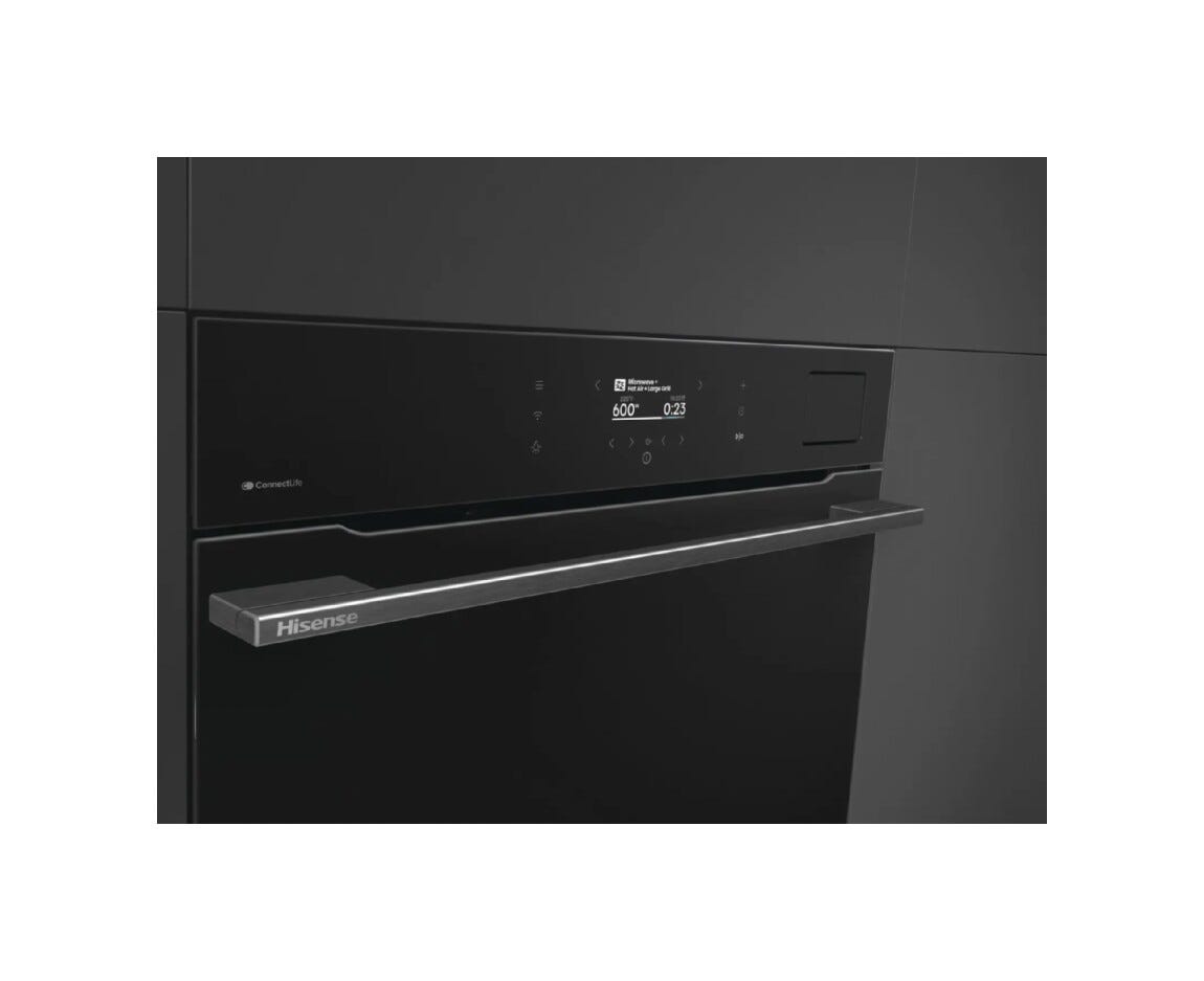 Hisense BIMAS4011S8BG Forno compatto cm. 60, 3 in 1 combinato, capacità 50 litri, microonde, vapore, nero