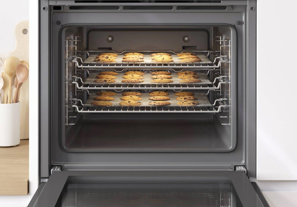 Bosch HBA572EM3 serie 4 Forno elettrico multifunzione cm. 60, 71 litri, pirolisi + Idrolisi, funzione AirFry, classe A+, nero opaco