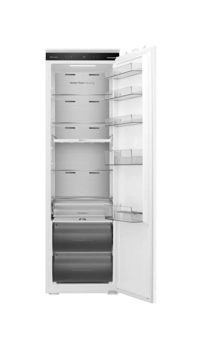 Hisense RL3B303SAWE1 Hi3 Frigorifero da incasso cm. 54, capacità 300 litri, Total No Frost, Multi Air Flow