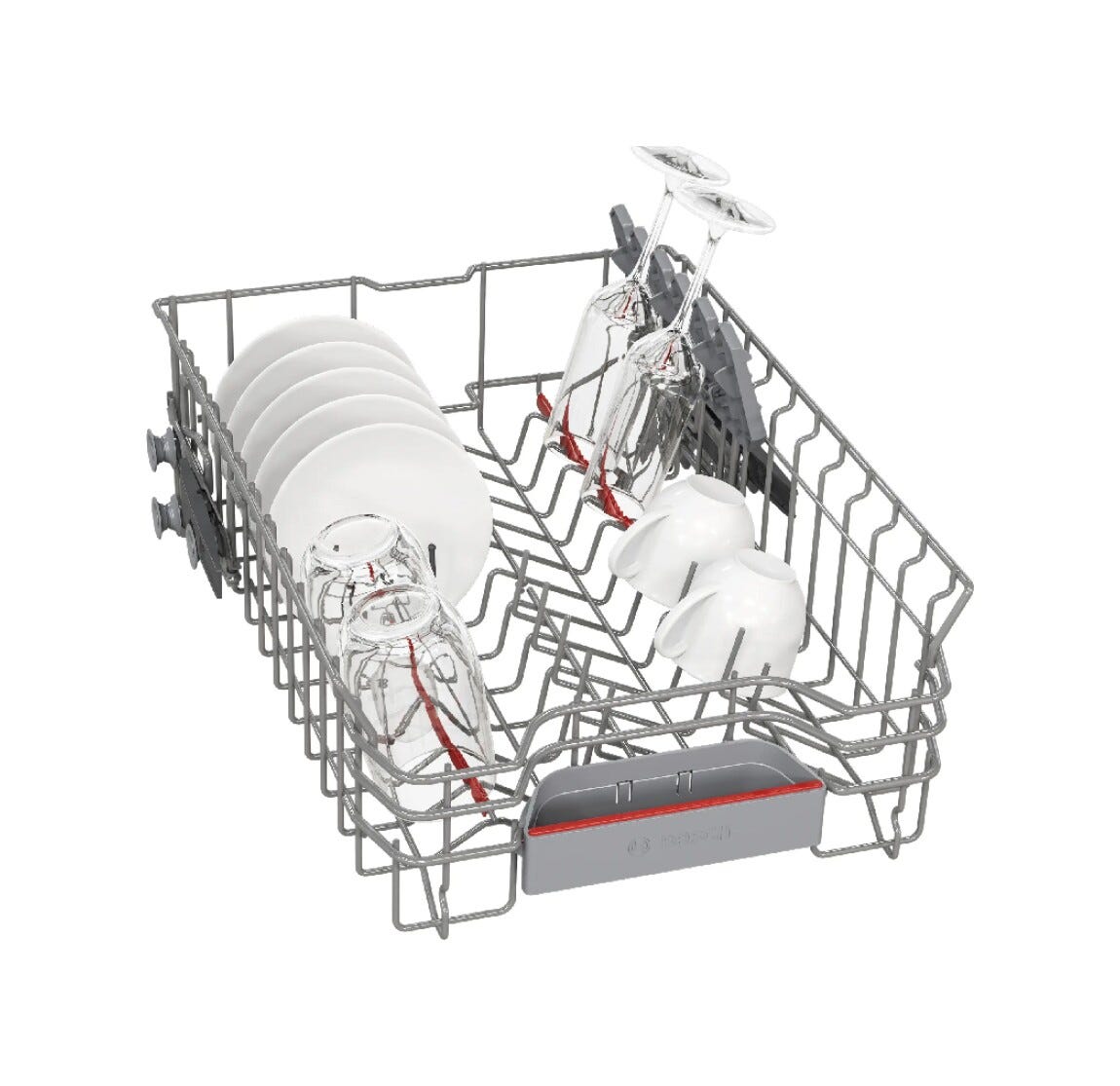 Bosch SPS4EMW02D serie 4 Lavastoviglie slim a libera installazione cm. 45, 10 coperti, Extra Dry, HygienePlus, terzo cestello, classe B, bianco