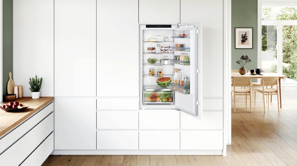 Bosch KIR41VFE0 serie 4 Frigorifero monoporta da incasso cm. 54, altezza 122, 204 litri, funzione Super Cooling, Airflow
