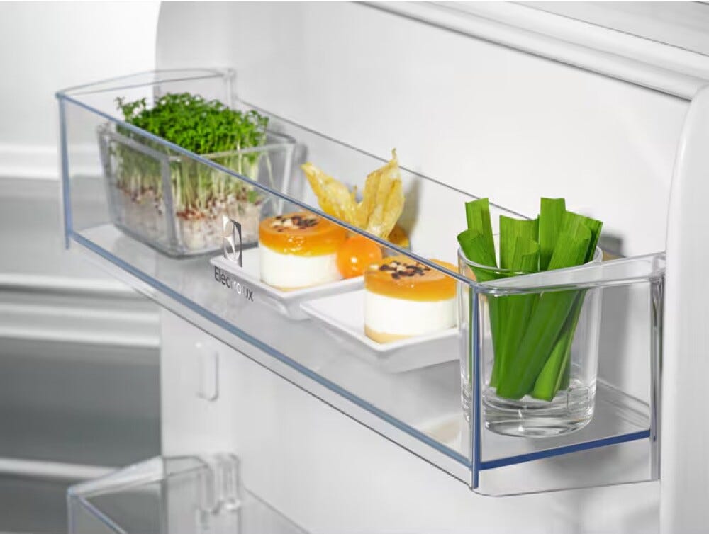Electrolux KNT6MD18S3 serie 600 Frigorifero con congelatore da incasso cm. 54, altezza 178, 249 litri, TwinTech, Total No Frost, cassetto Extra Chill, FastFreeze