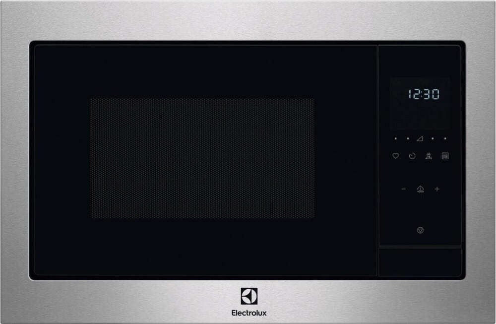Electrolux EMS4253TBX Forno a microonde da incasso, cm. 60, altezza 39 cm, 25 litri, grill 1000 W, inox antimpronta