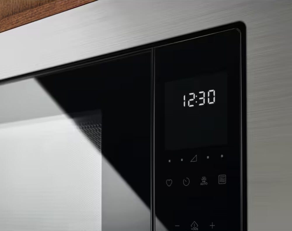 Electrolux EMS4253TBX Forno a microonde da incasso, cm. 60, altezza 39 cm, 25 litri, grill 1000 W, inox antimpronta