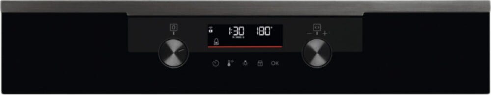 Electrolux KVDDP46WH serie 500 SurroundCook Forno elettrico multifunzione cm. 60, altezza 46 cm, 45 litri, pirolitico, funzione vapore, WiFi, Manopole push/pull, classe A+, nero
