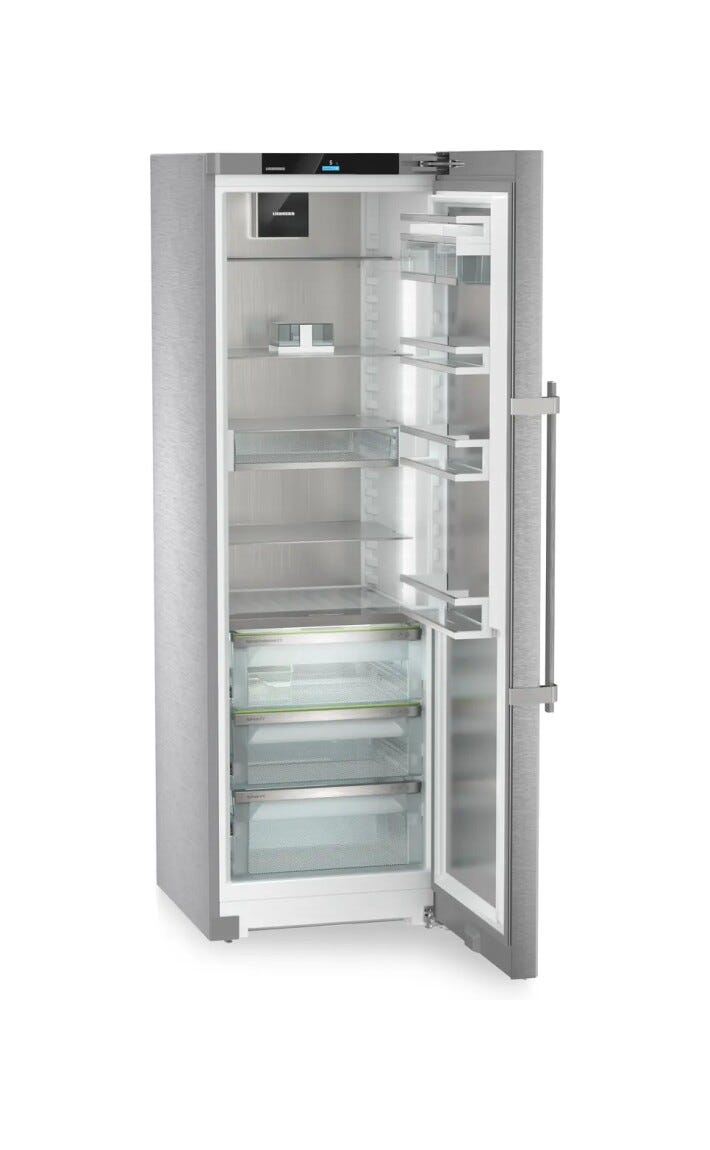 Liebherr SRBstc 529i peak BioFresh Frigorifero a libera installazione 387 litri, BioFresh Professional, SmartSteel Inox, classe energetica C