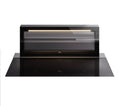 Falmec LEVEL ONE NERO OPACO COOKING Piano cottura a induzione 90 cm, vetroceramica nero opaco, cappa downdraft integrata, motore 800 m3/h
