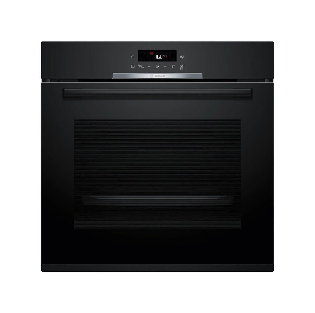 Bosch HBA372EB4 serie 4 Forno elettrico multifunzione cm. 60, 71 litri, Pirolisi + Idrolisi, funzione AirFry, programmi automatici, classe A+, nero