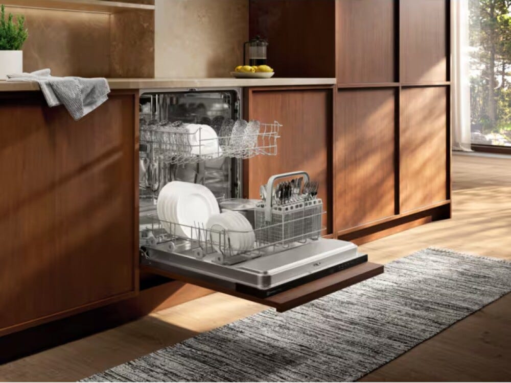 Electrolux KL52E100S serie 500 Lavastoviglie integrata totale cm. 60, 13 coperti, Tecnologia AirDry, mezzo carico automatico, partenza ritardata 3 ore