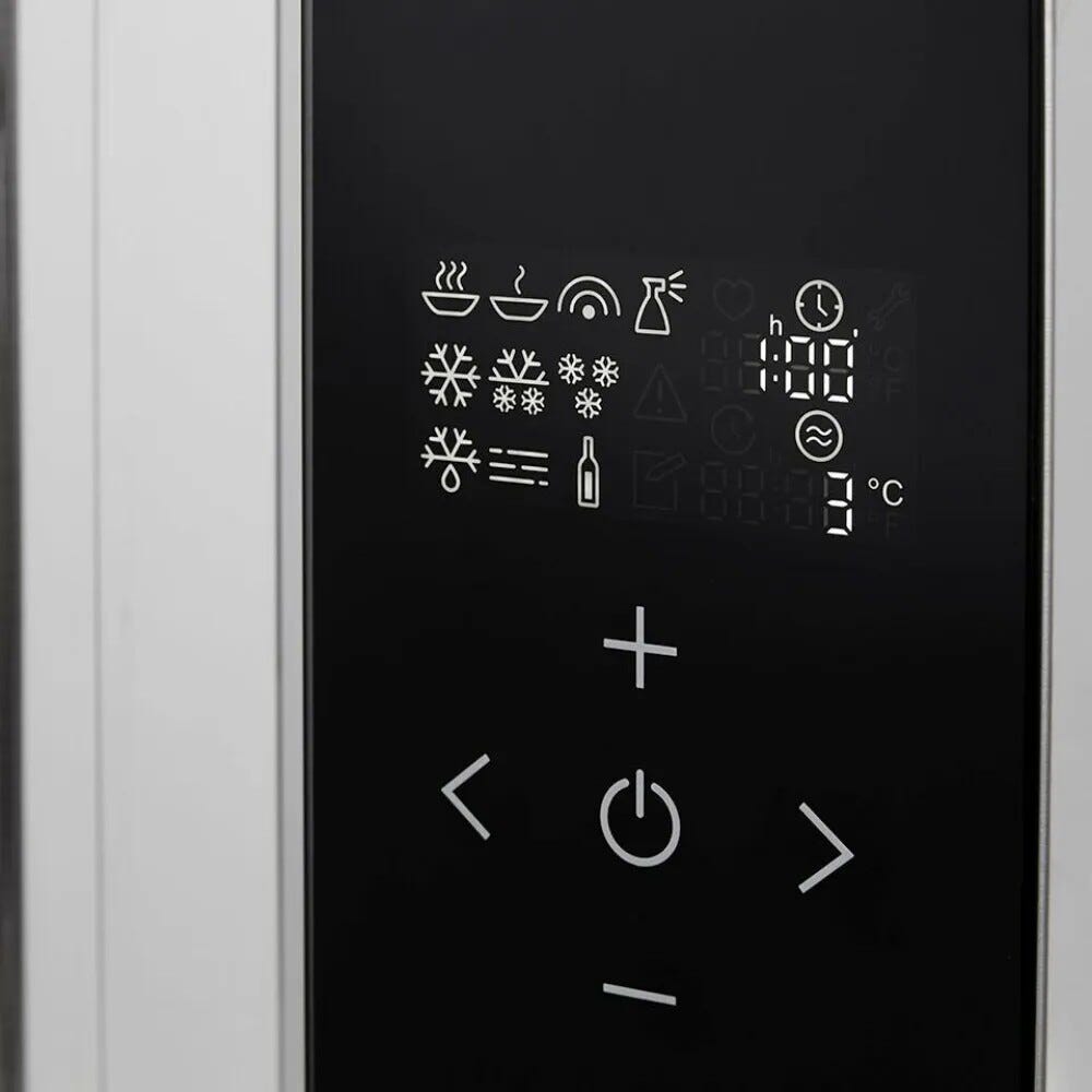 Irinox OUTLET D2000200 Fresco Élite Abbattitore di temperatura cm. 56 h. 38 - vetro dark grey - ARTICOLO EXPO CON LIEVI GRAFFI SU PARTE SUPERIORE (vedi foto, prodotto visibile in showroom Sacile)