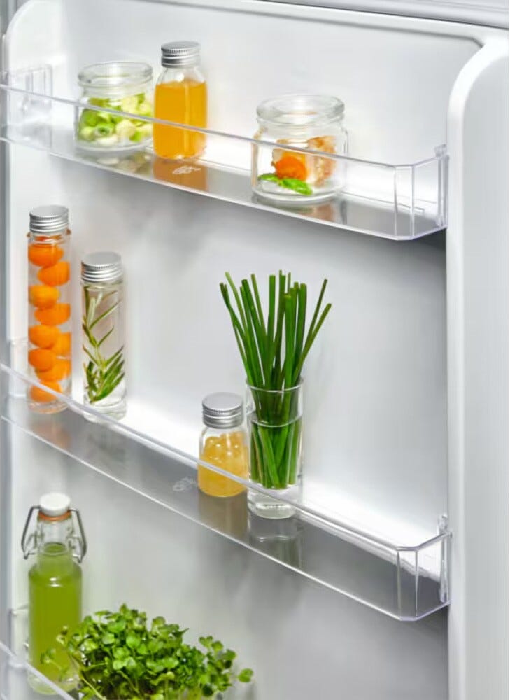 Electrolux KTS3LE16S serie 300 Frigorifero con congelatore da incasso cm. 54, altezza 158, 242 litri, LowFrost, funzione Extra Freeze, classe E