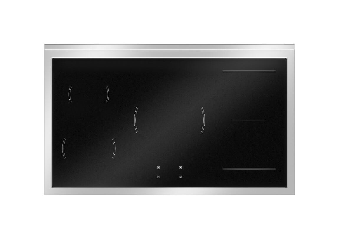 Bertazzoni HER105I3ENET2 Heritage Cucina da accosto con piano induzione 5 zone, forno triplo elettrico, nero opaco