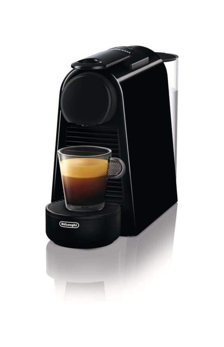 De Longhi EN85.B Nespresso Essenza Mini Macchina caffè, 19 bar, compatta, riscaldamento rapido, nero