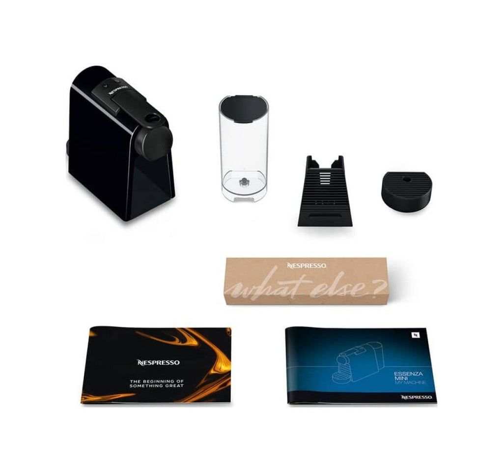 De Longhi EN85.B Nespresso Essenza Mini Macchina caffè, 19 bar, compatta, riscaldamento rapido, nero