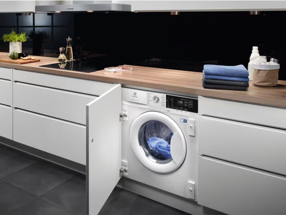 Electrolux EW7F7BBI serie 700 Lavatrice a carica frontale da incasso, 7 kg, 1400 giri, Vapore Finale, programma Hygiene, classe B