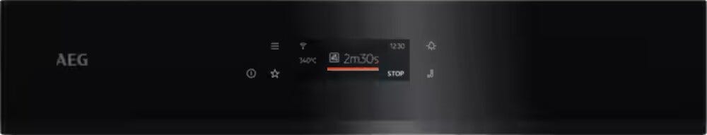 AEG NBX7P63KSB serie 7000 Forno elettrico multifunzione cm. 60, 72 litri, pulizia pirolitica, pizza expert, display touch, Wifi, classe A++, nero