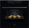 Electrolux KODCH00H serie 700 Forno elettrico multifunzione cm. 60, 72 litri, funzione vapore, AirFry, Comandi Touch, pulizia idrolitica, cottura guidata, classe A++, nero